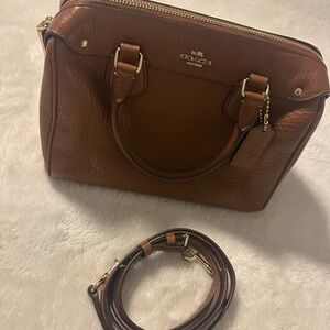 Coach Tan Leather Satchel